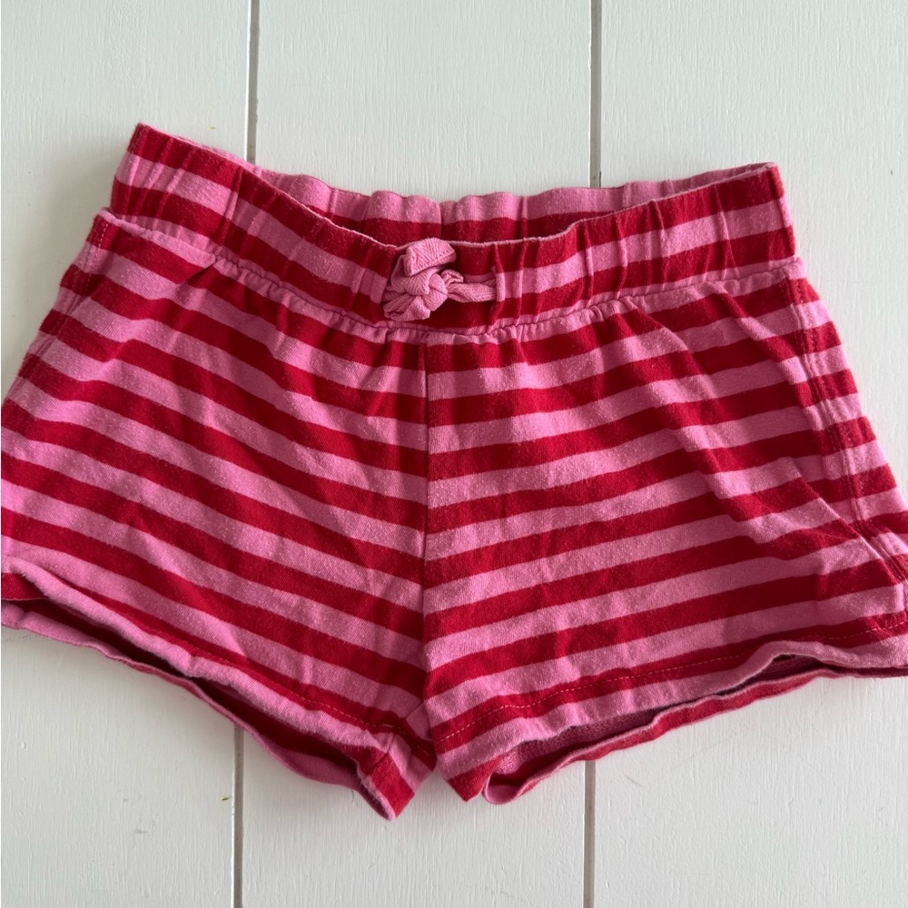 Crewcuts Pink Striped Kids Shorts